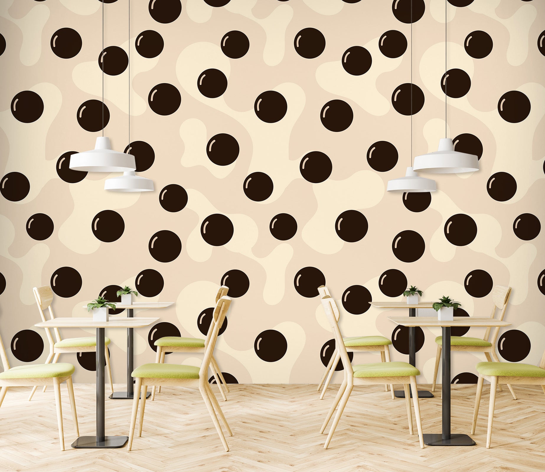 3D Pearl Tea 2063 Fruit Bubble Tea Milk Tea Shop Wall Murals