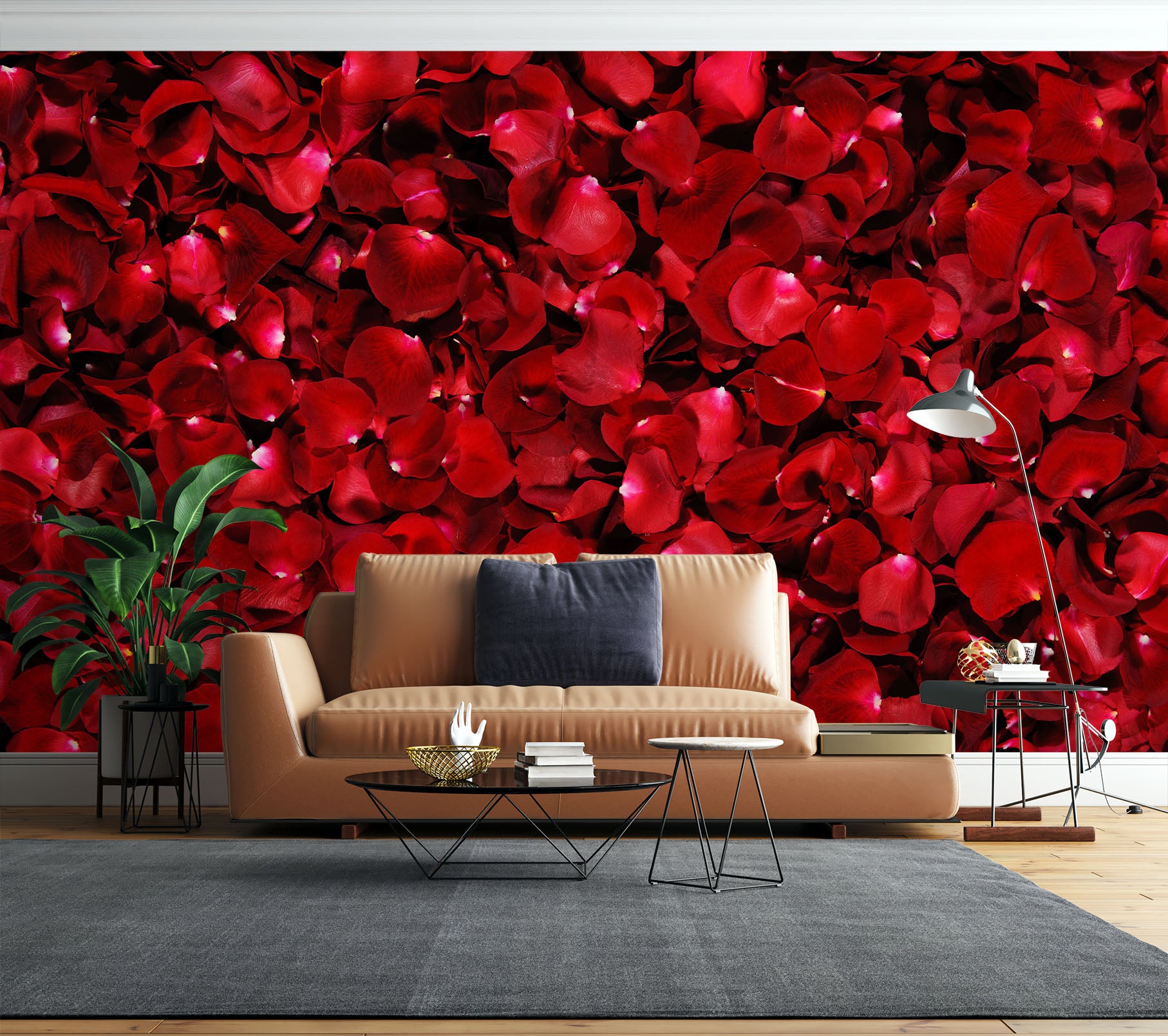 3D Rose Petal 2004 Wall Mural Wall Murals