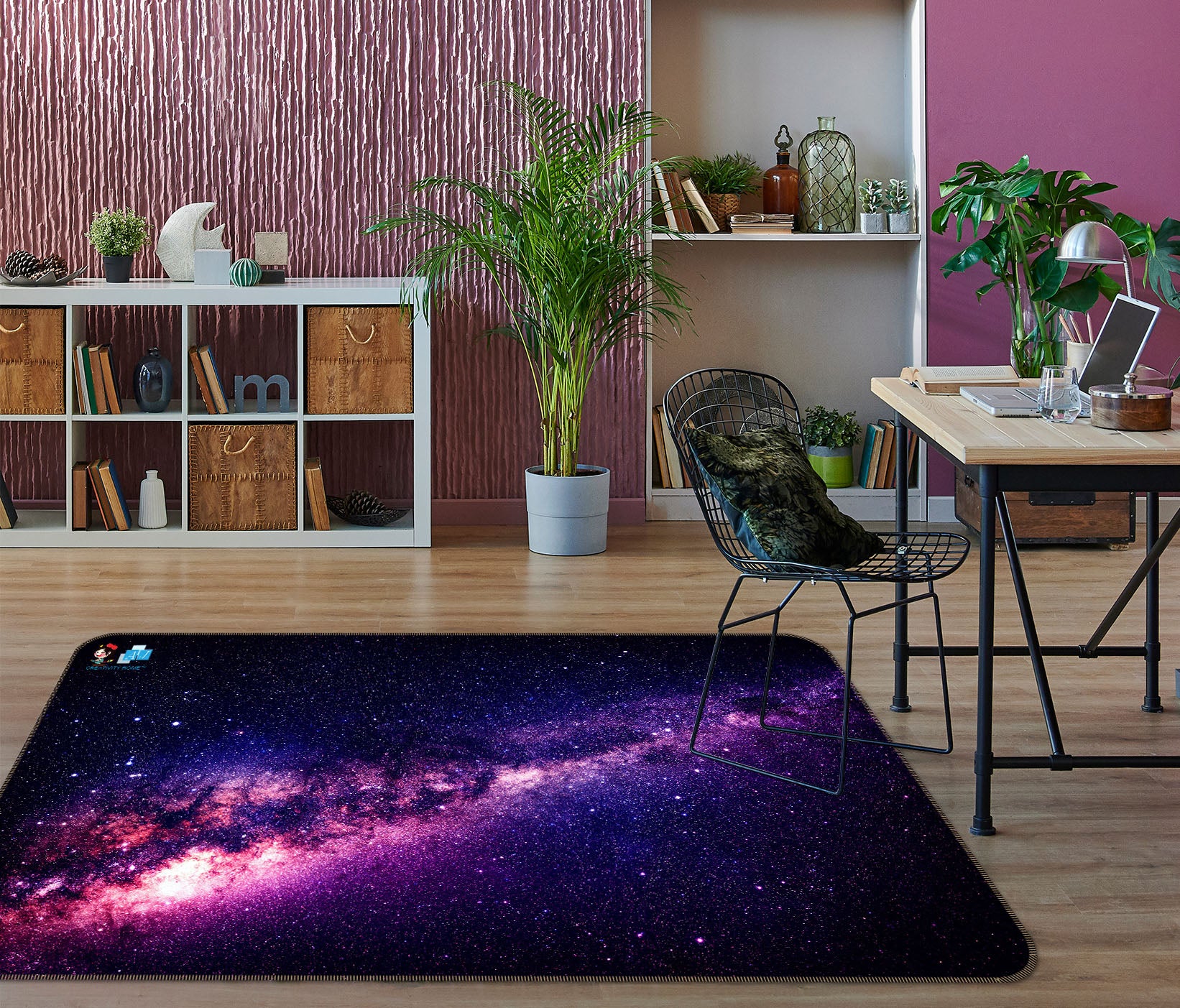 3D Starry Sky 3008 Rug Non Slip Rug Mat