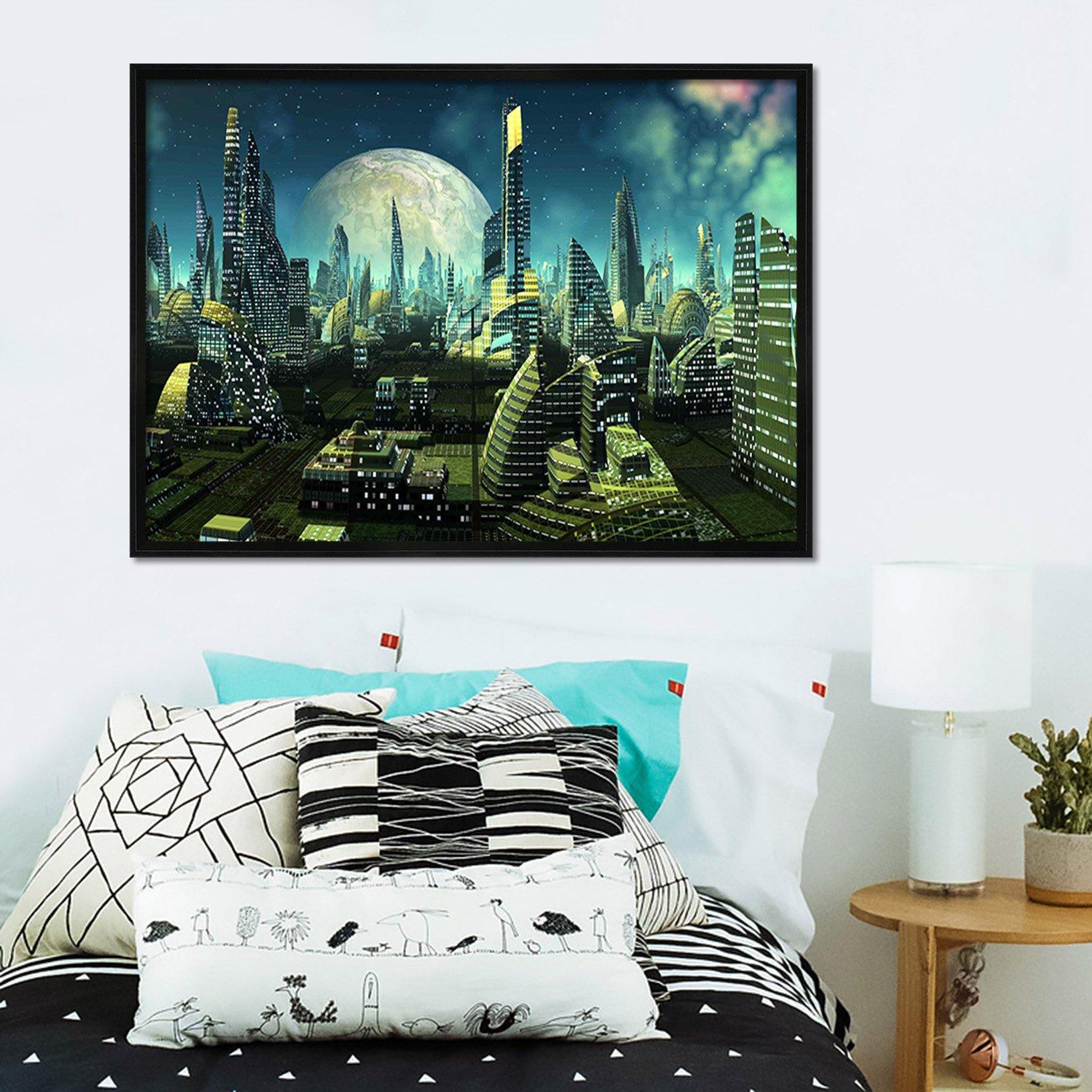 3D High Ttech 019 Fake Framed Print Painting Wallpaper AJ Creativity Home 