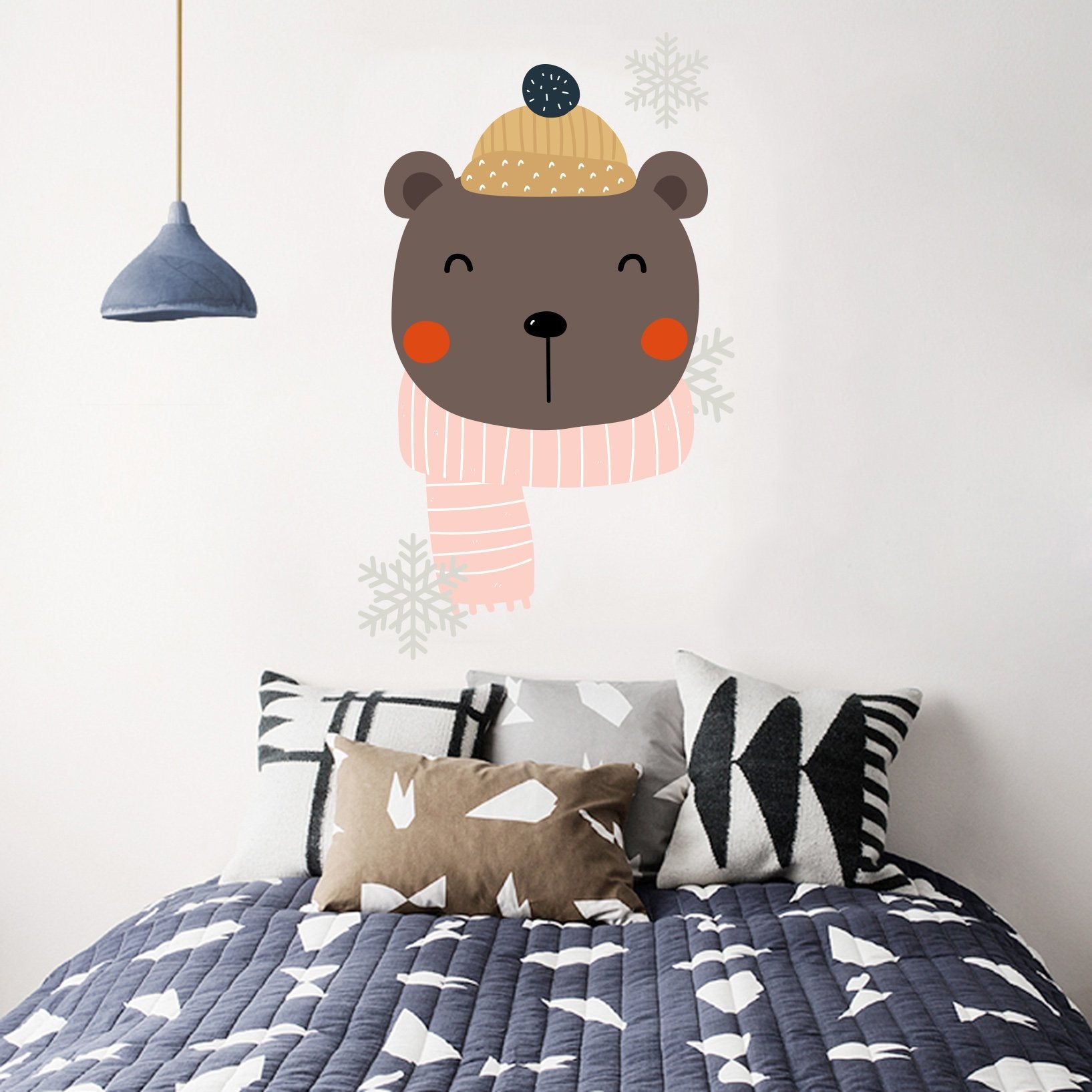 3D Cartoon Black Bear 113 Wall Stickers Wallpaper AJ Wallpaper 