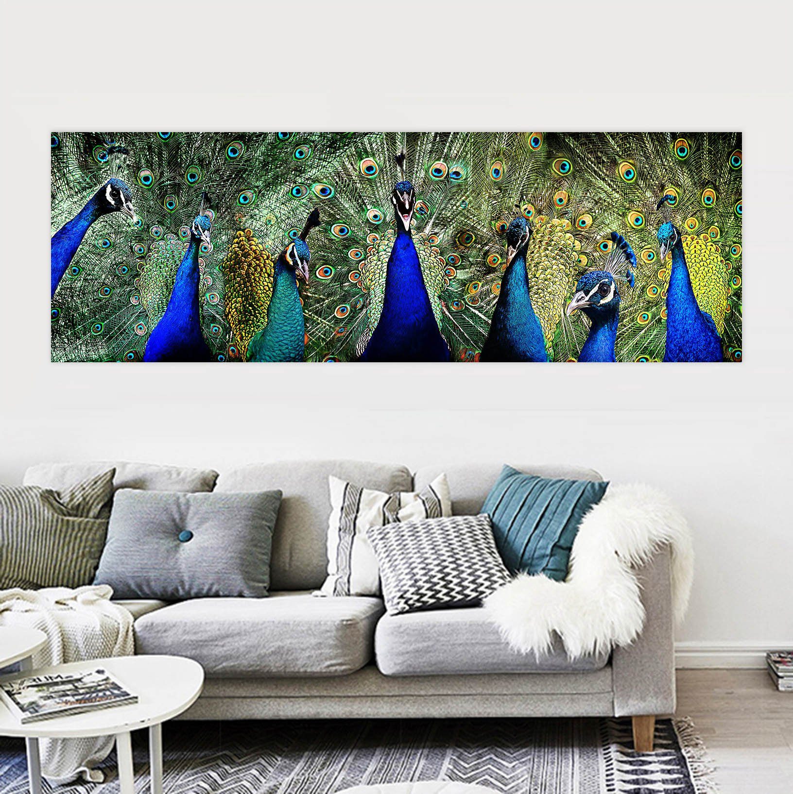 3D Peacock 101 Animal Wall Stickers Wallpaper AJ Wallpaper 2 