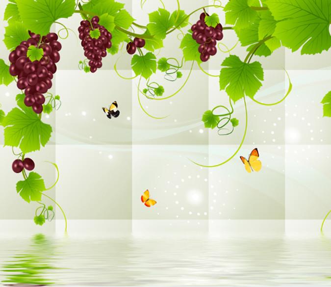 3D Grapes Wallpaper AJ Wallpaper 1 