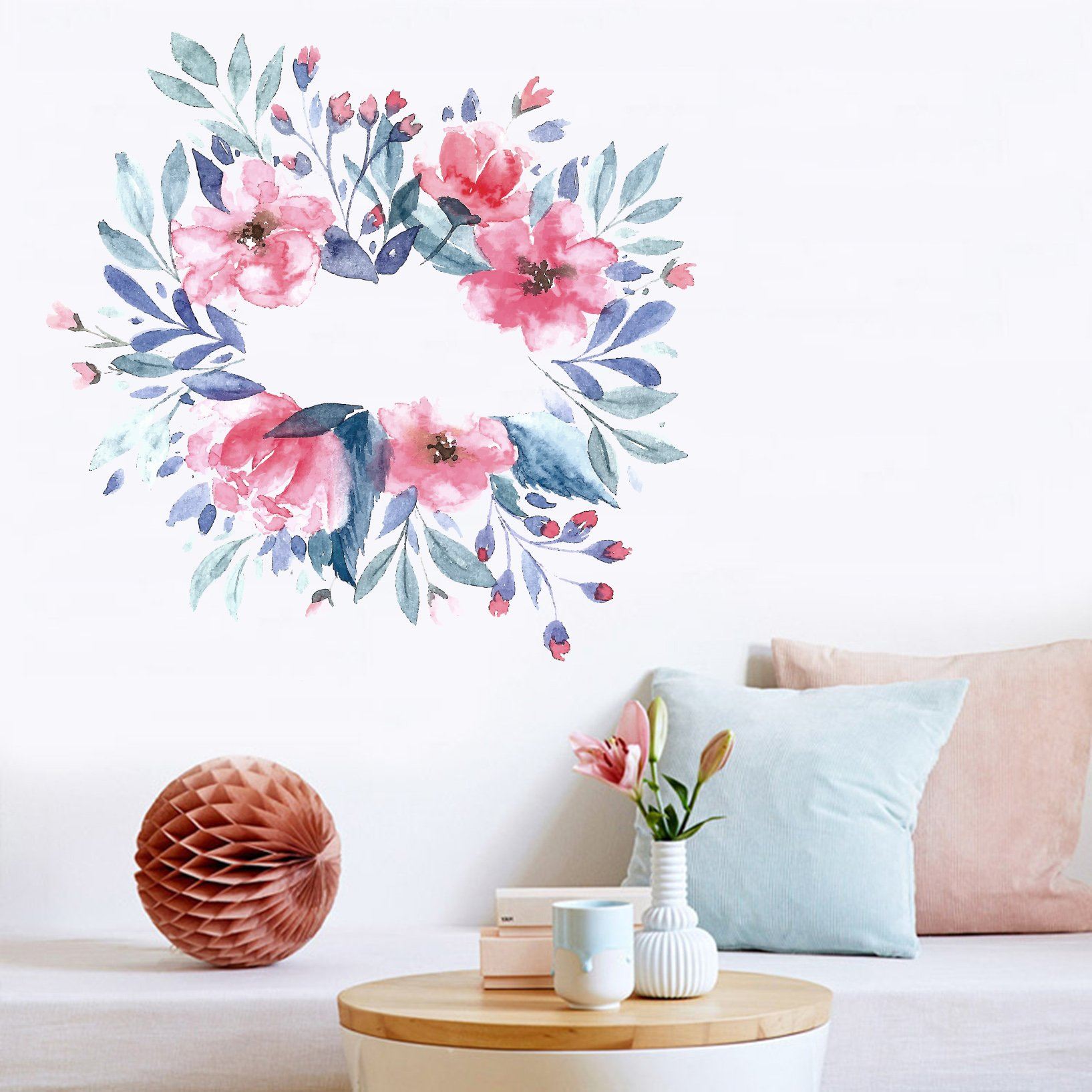 3D Ink Painting Garland 160 Wall Stickers Wallpaper AJ Wallpaper 