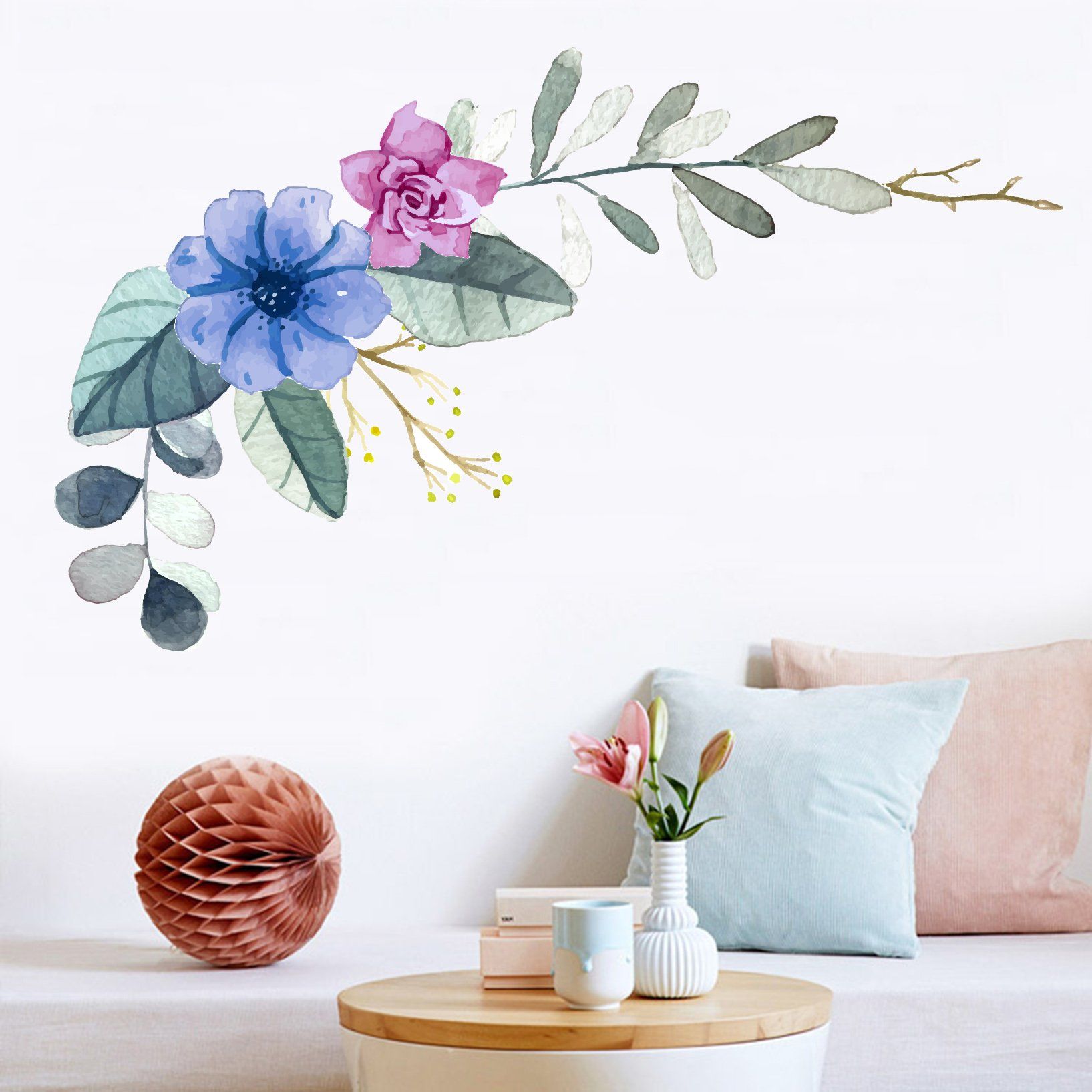 3D Flower Branch 218 Wall Stickers Wallpaper AJ Wallpaper 