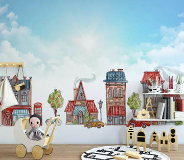 3D Colored Castle 1001 Wall Murals Wallpaper AJ Wallpaper 2 