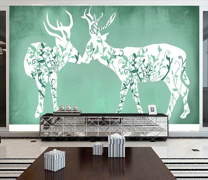 3D Elk 228 Wall Murals Wallpaper AJ Wallpaper 2 