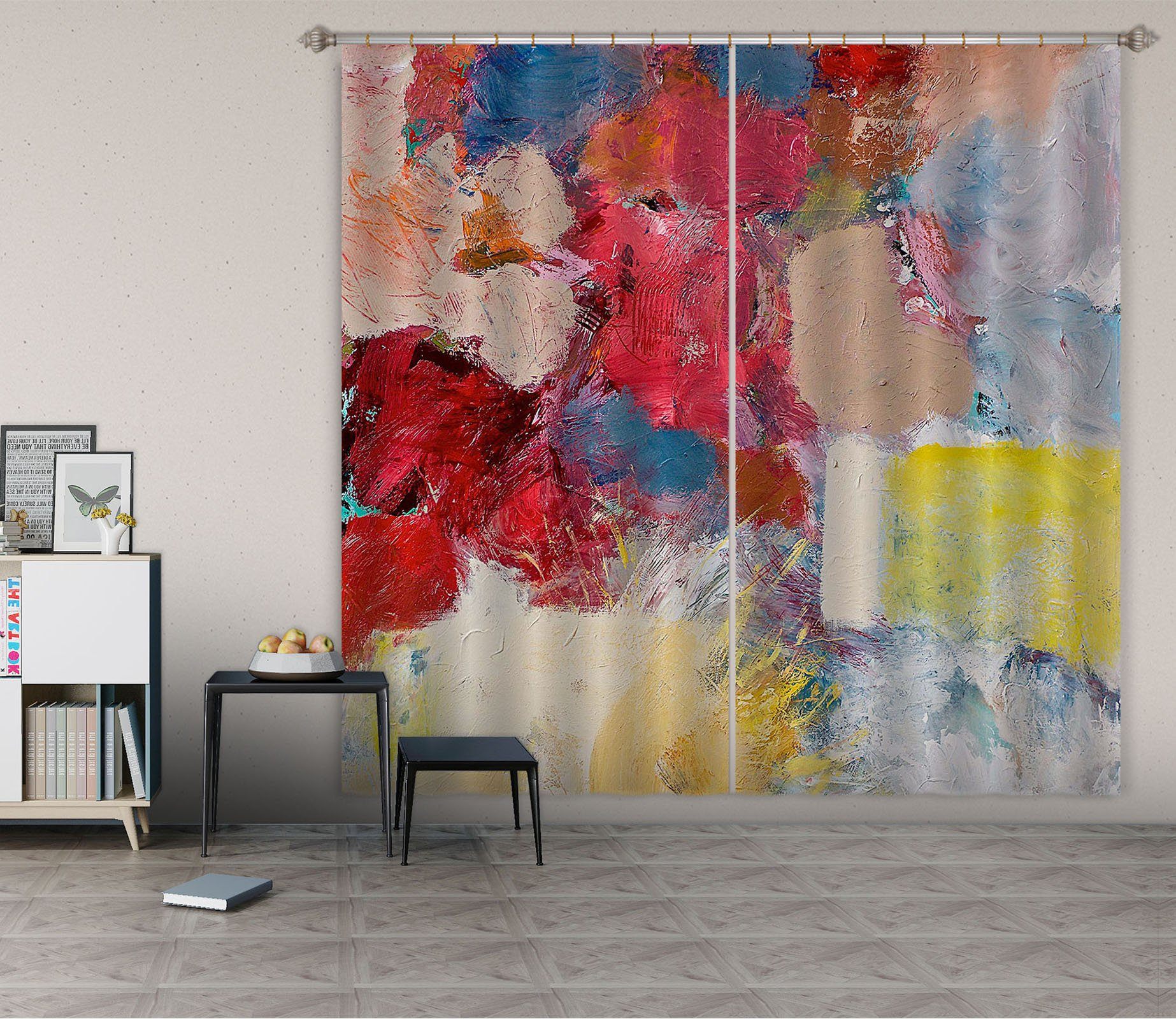 3D Abstract Art 175 Allan P. Friedlander Curtain Curtains Drapes Curtains AJ Creativity Home 