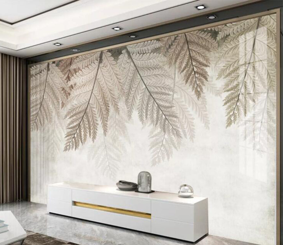 3D Dead Leaves WC2441 Wall Murals