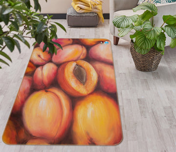 3D Peach 18118 Marina Zotova Rug Non Slip Rug Mat