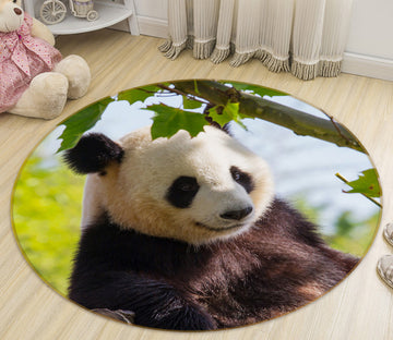 3D Panda 82032 Animal Round Non Slip Rug Mat