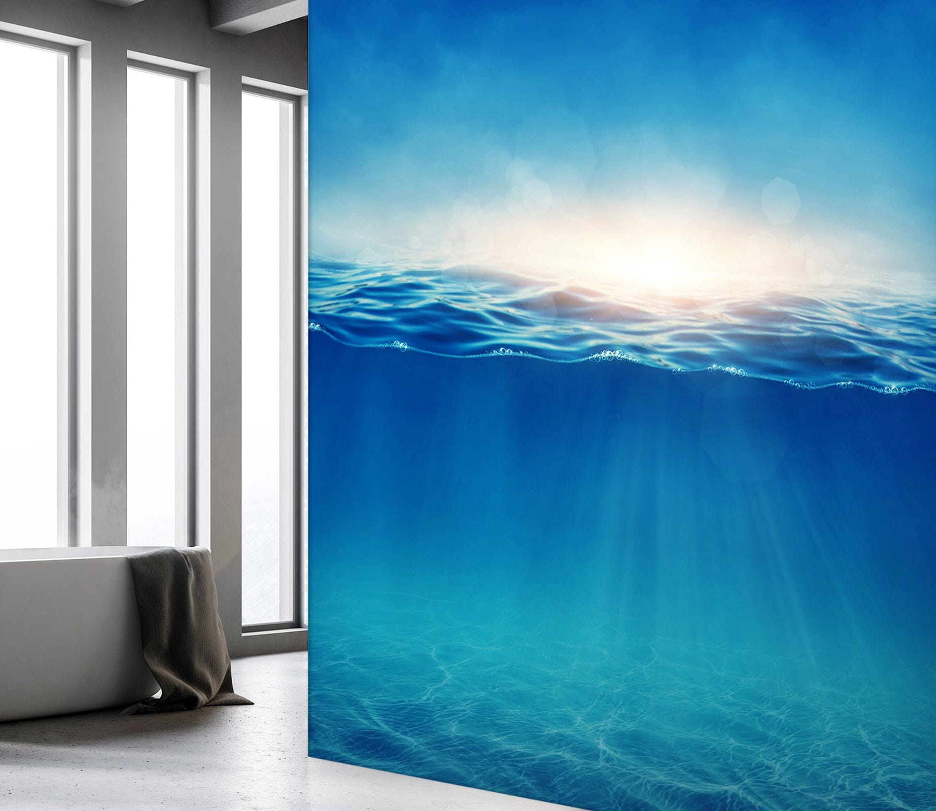 3D Sea Surface Water 092 Wall Murals Wallpaper AJ Wallpaper 2 