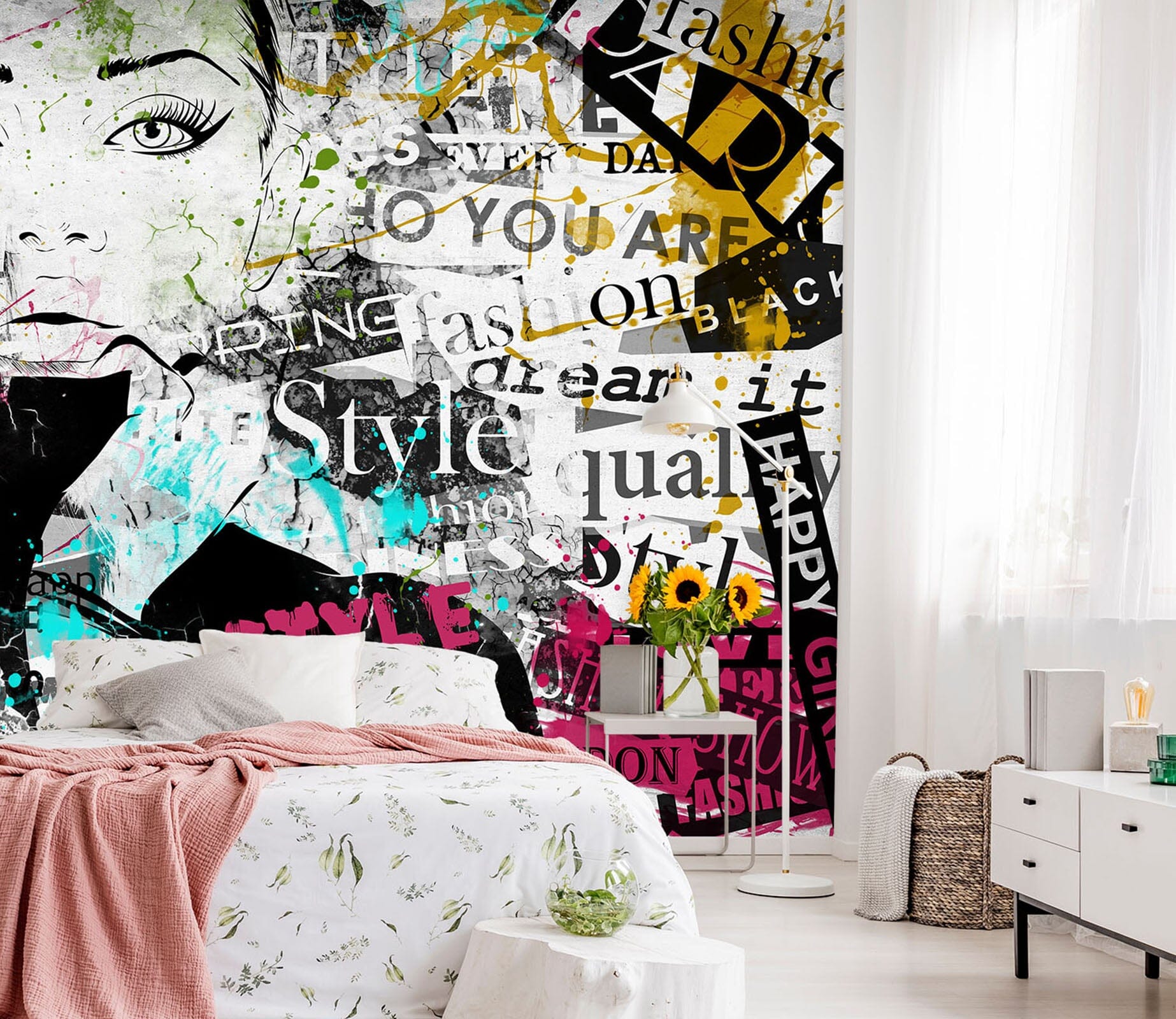 3D Graffiti Cool Woman 132 Wall Murals Wallpaper AJ Wallpaper 2 