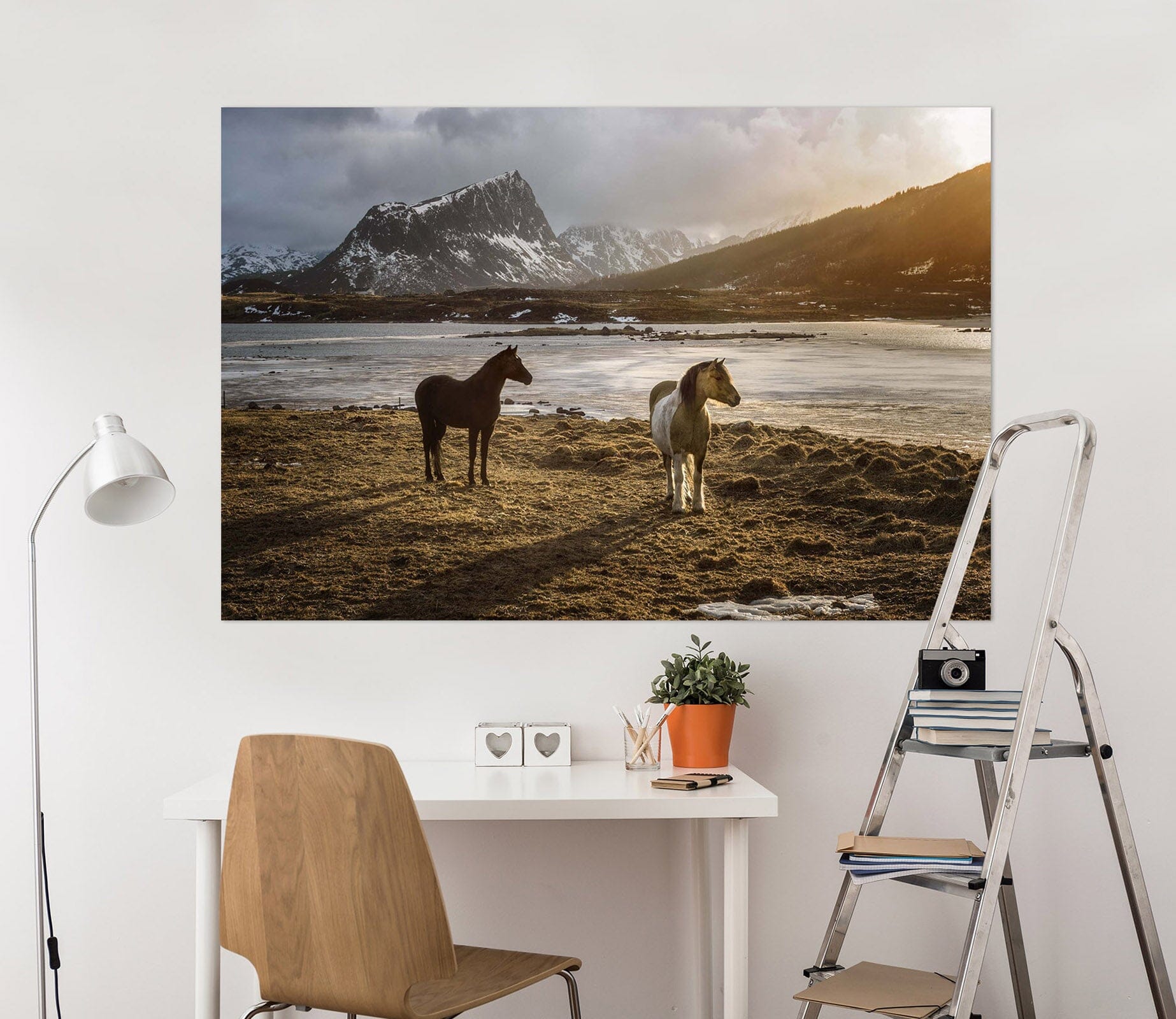 3D Meadow Horse 108 Marco Carmassi Wall Sticker Wallpaper AJ Wallpaper 2 