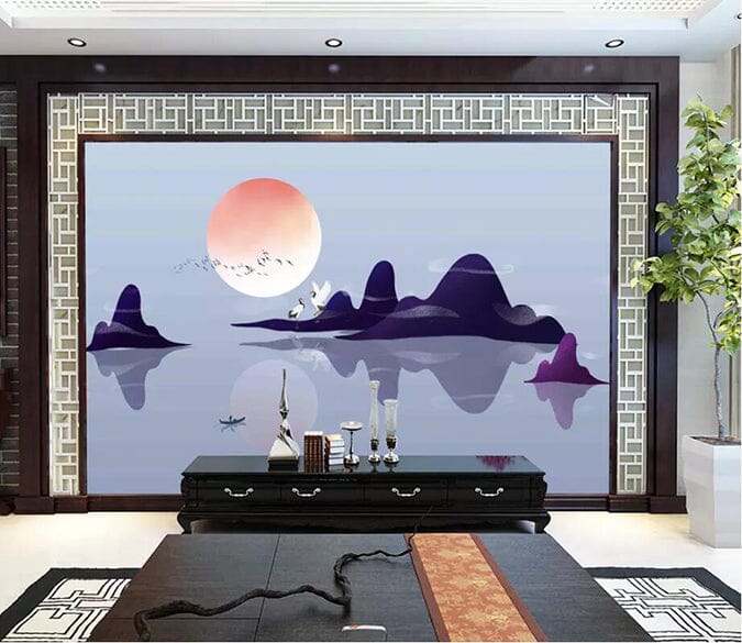 3D Red Sun 2693 Wall Murals Wallpaper AJ Wallpaper 2 