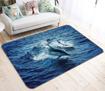 3D Sea Dolphin 68236 Animal Non Slip Rug Mat