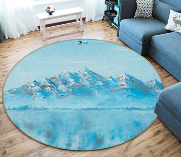 3D Iceberg 18138 Marina Zotova Rug Round Non Slip Rug Mat