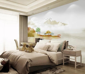 3D Color Tree Pavilion WC2141 Wall Murals