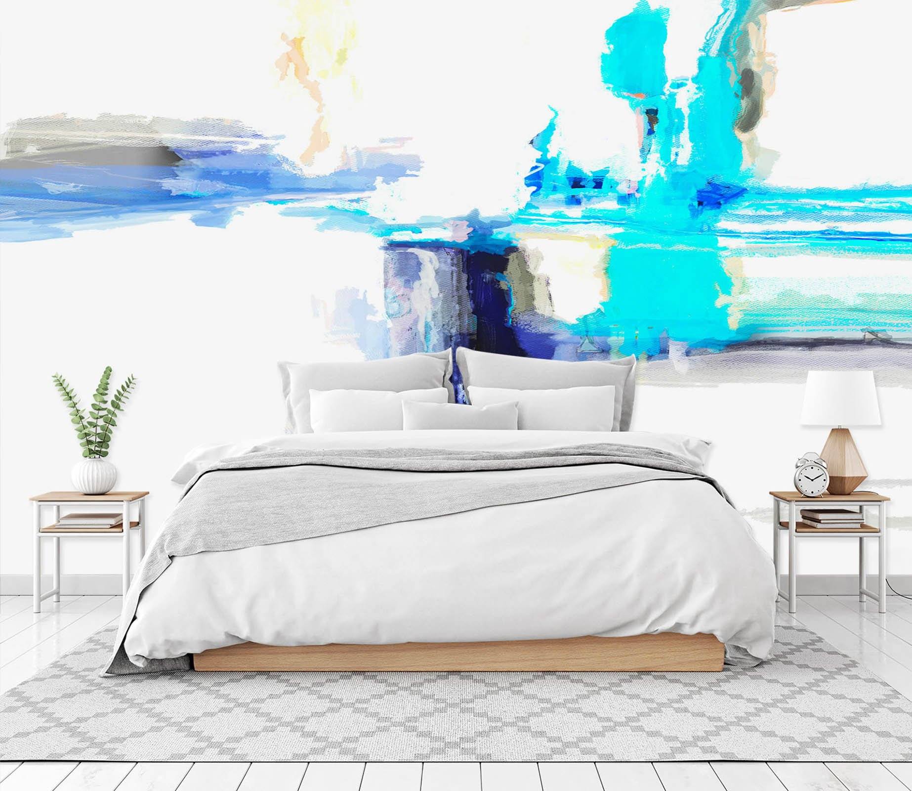 3D Blue Graffiti 1410 Michael Tienhaara Wall Mural Wall Murals Wallpaper AJ Wallpaper 2 