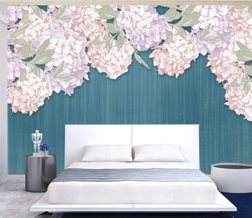 3D Pink Bouquet WC803 Wall Murals