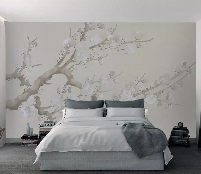 3D Branch Flower 951 Wall Murals Wallpaper AJ Wallpaper 2 