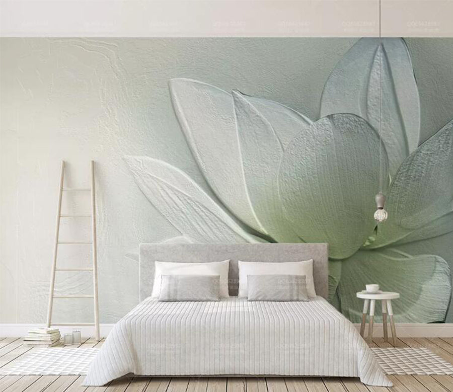 3D Carving Petals WC249 Wall Murals