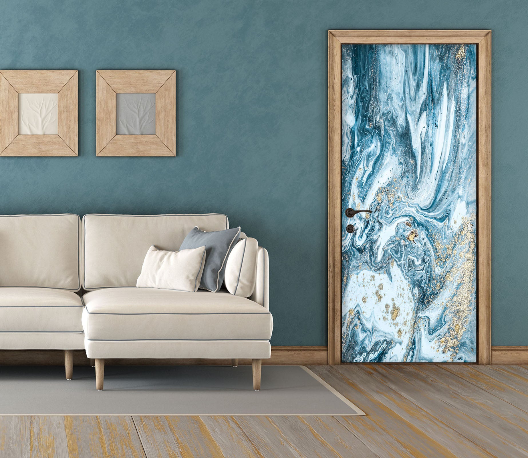 3D Marbling 25089 Door Mural