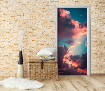 3D Clouds 25035 Door Mural