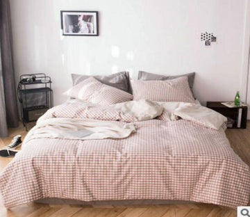 3D Light Pink 40103 Bed Pillowcases Quilt