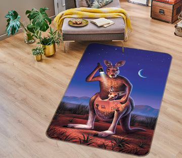 3D Kangaroo 83097 Jerry LoFaro Rug Non Slip Rug Mat