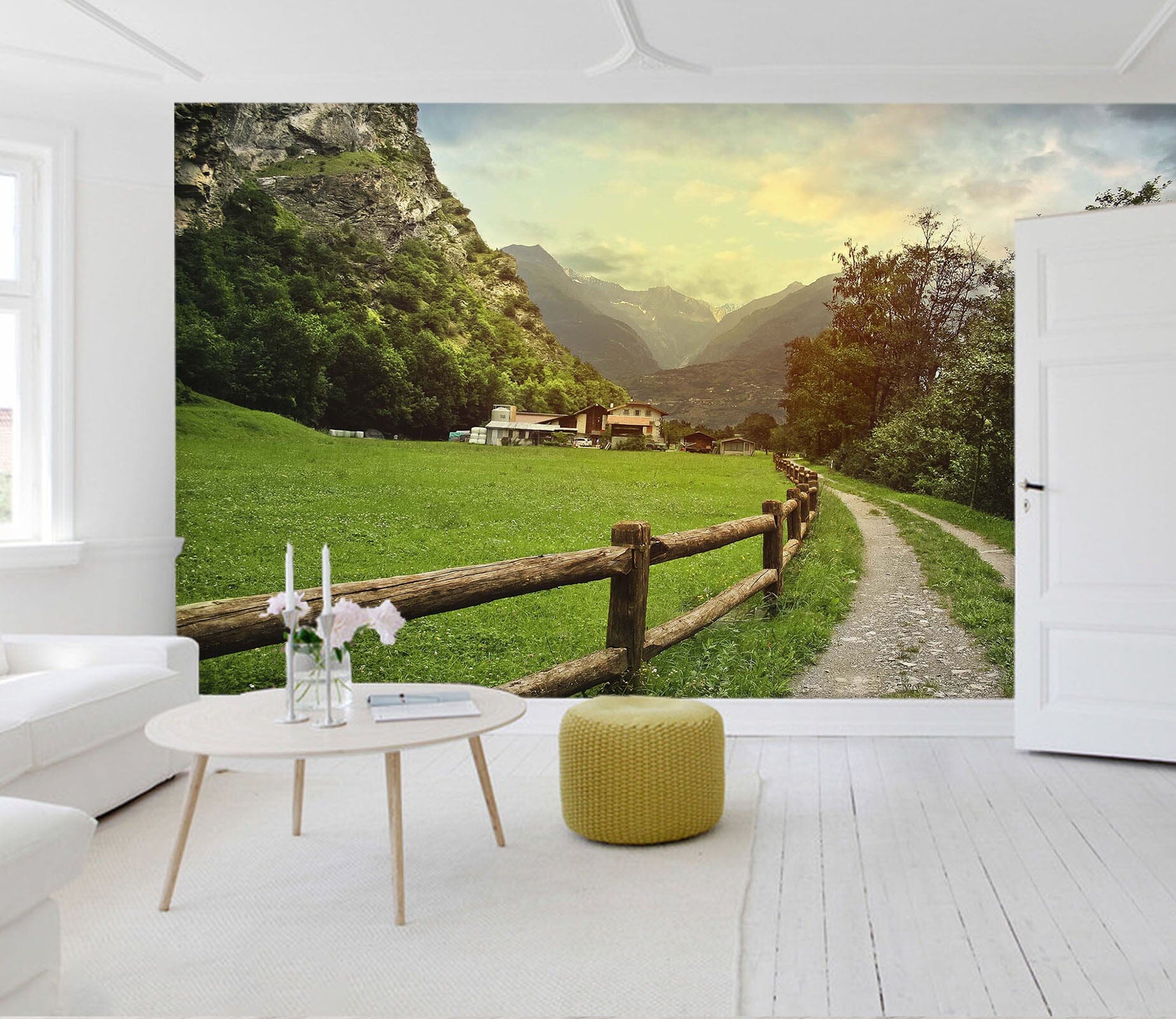 3D Mountain Road 15 Wall Murals Wallpaper AJ Wallpaper 2 