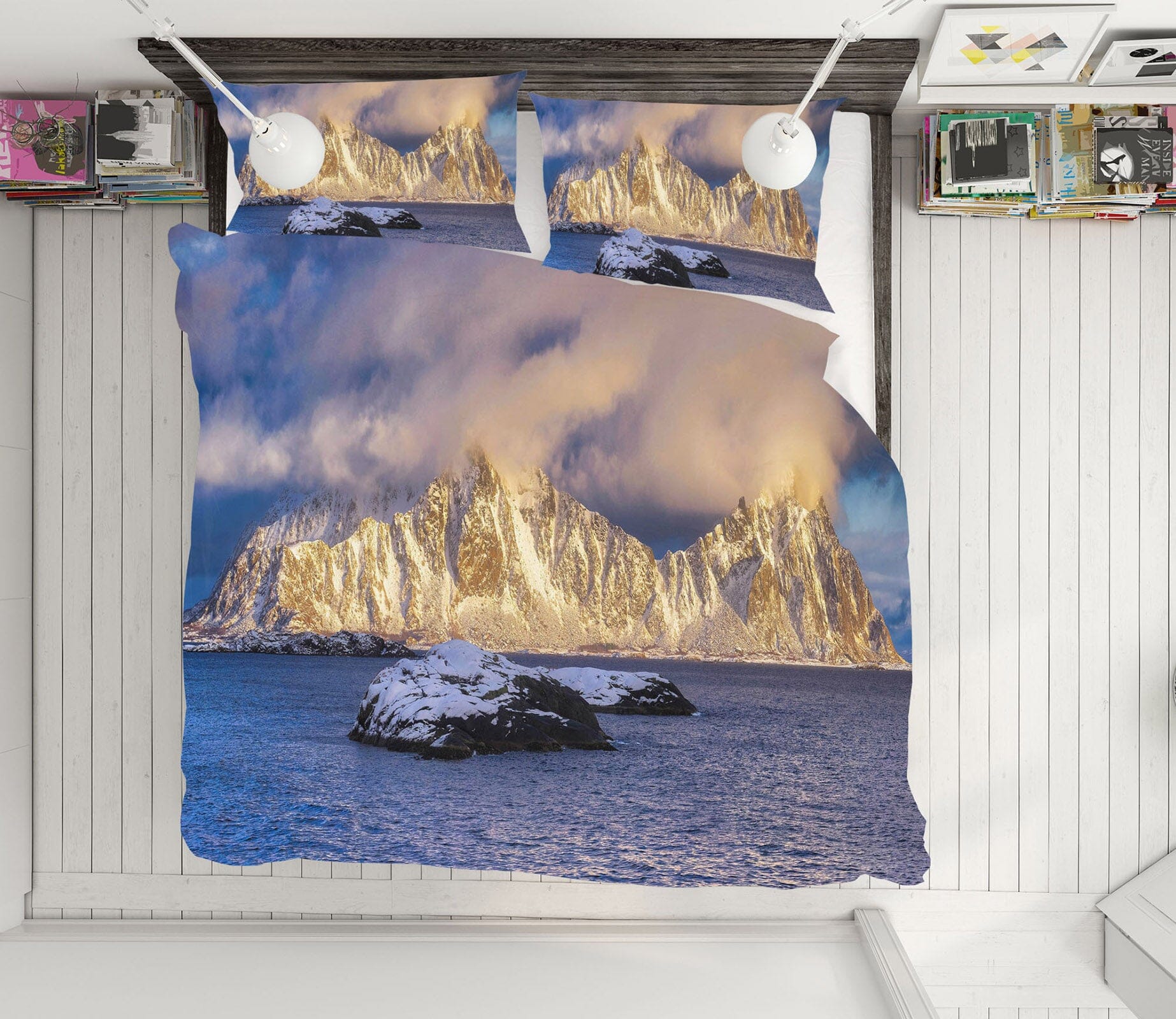 3D Volcanic Eruptions 2152 Marco Carmassi Bedding Bed Pillowcases Quilt Quiet Covers AJ Creativity Home 