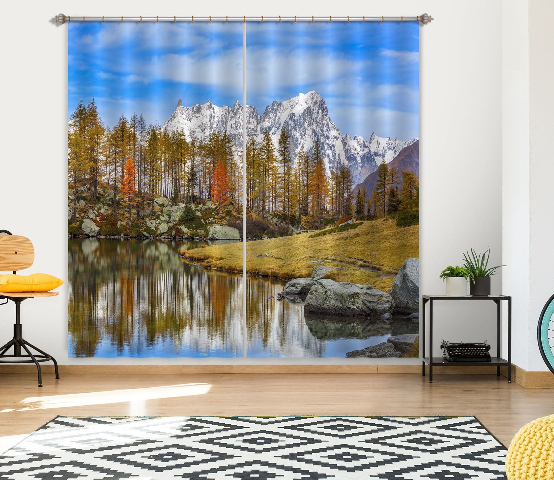 3D Valley River 136 Marco Carmassi Curtain Curtains Drapes Curtains AJ Creativity Home 