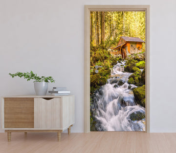 3D Stream Water 23096 Door Mural