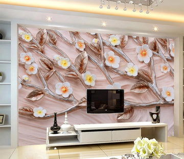 3D Flower Branches WC637 Wall Murals