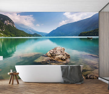 3D Lake Mountain 015 Wall Murals Wallpaper AJ Wallpaper 2 