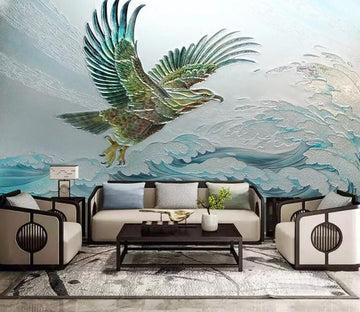 3D Eagle Spreading Wings 922 Wall Murals Wallpaper AJ Wallpaper 2 