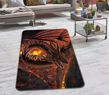 3D HellFire Dragon 1041 Vincent Hie Rug Non Slip Rug Mat Mat AJ Creativity Home 