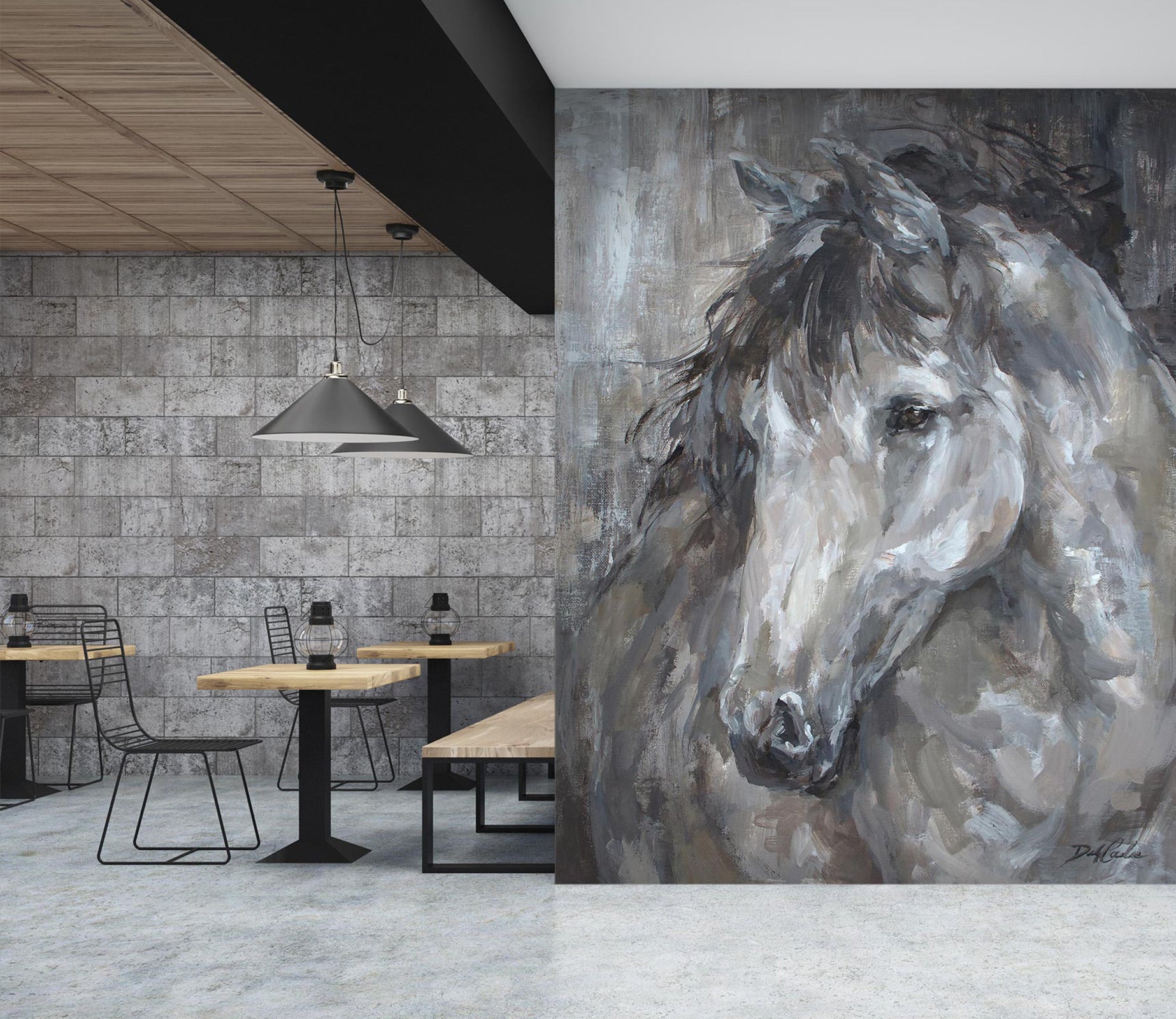 3D Horse 4017 Debi Coules Wall Mural Wall Murals