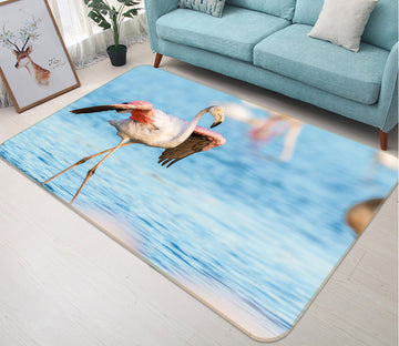 3D Seaside Flamingo 82098 Animal Non Slip Rug Mat