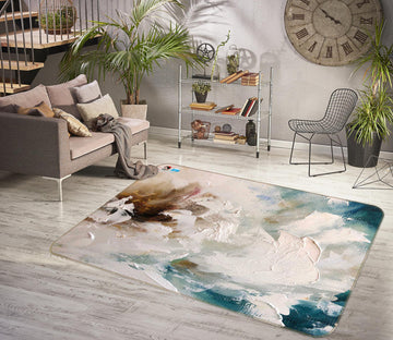 3D White Pigment 1127 Skromova Marina Rug Non Slip Rug Mat