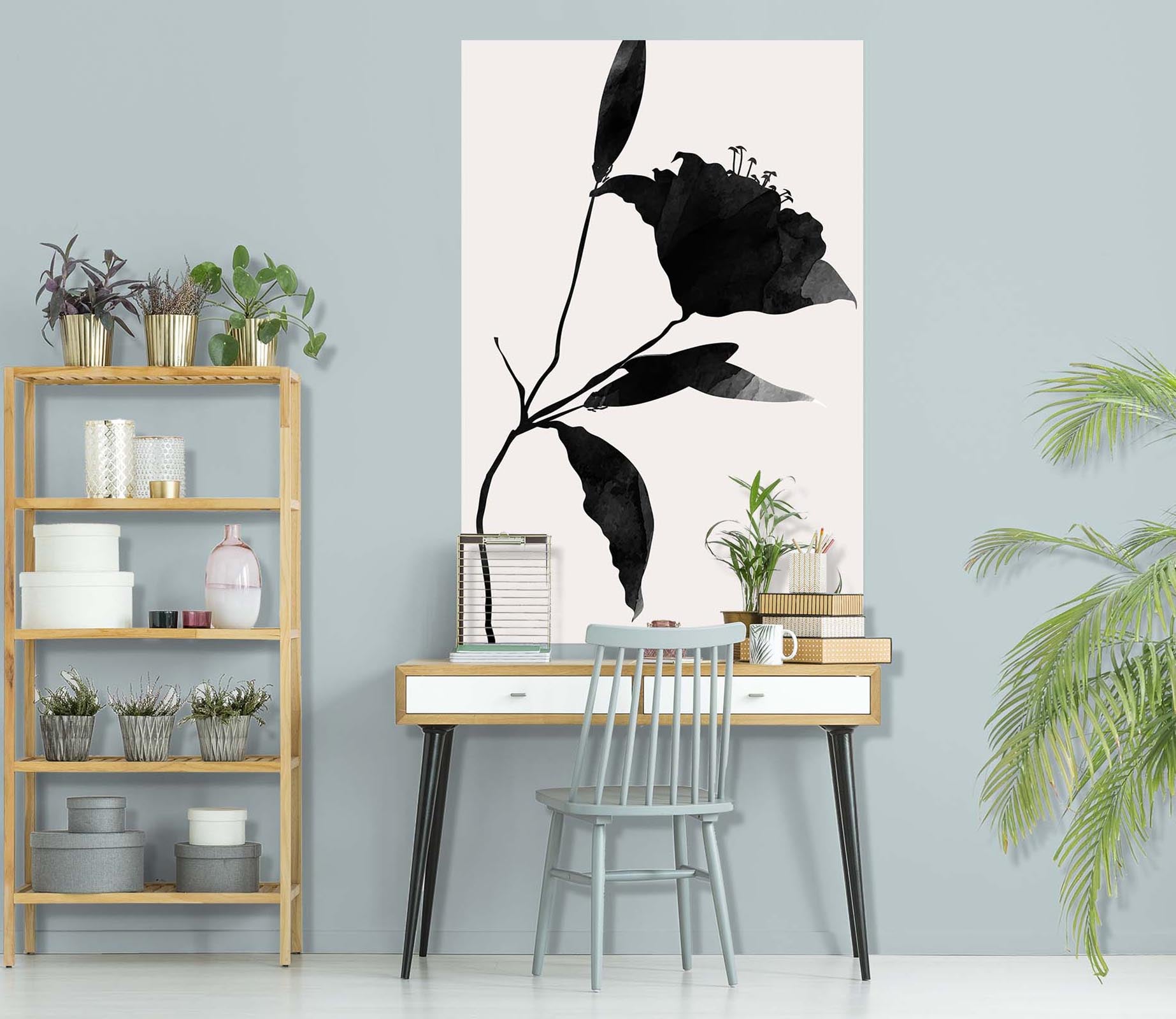 3D Withered Flower 189 Boris Draschoff Wall Sticker