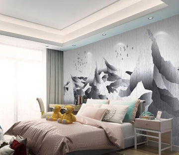 3D White Mountain WC1705 Wall Murals