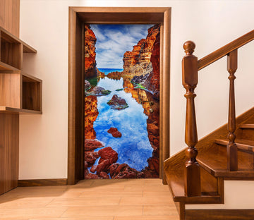 3D Stone Water 24092 Door Mural