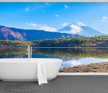 3D Lake Mountain 129 Wall Murals Wallpaper AJ Wallpaper 2 