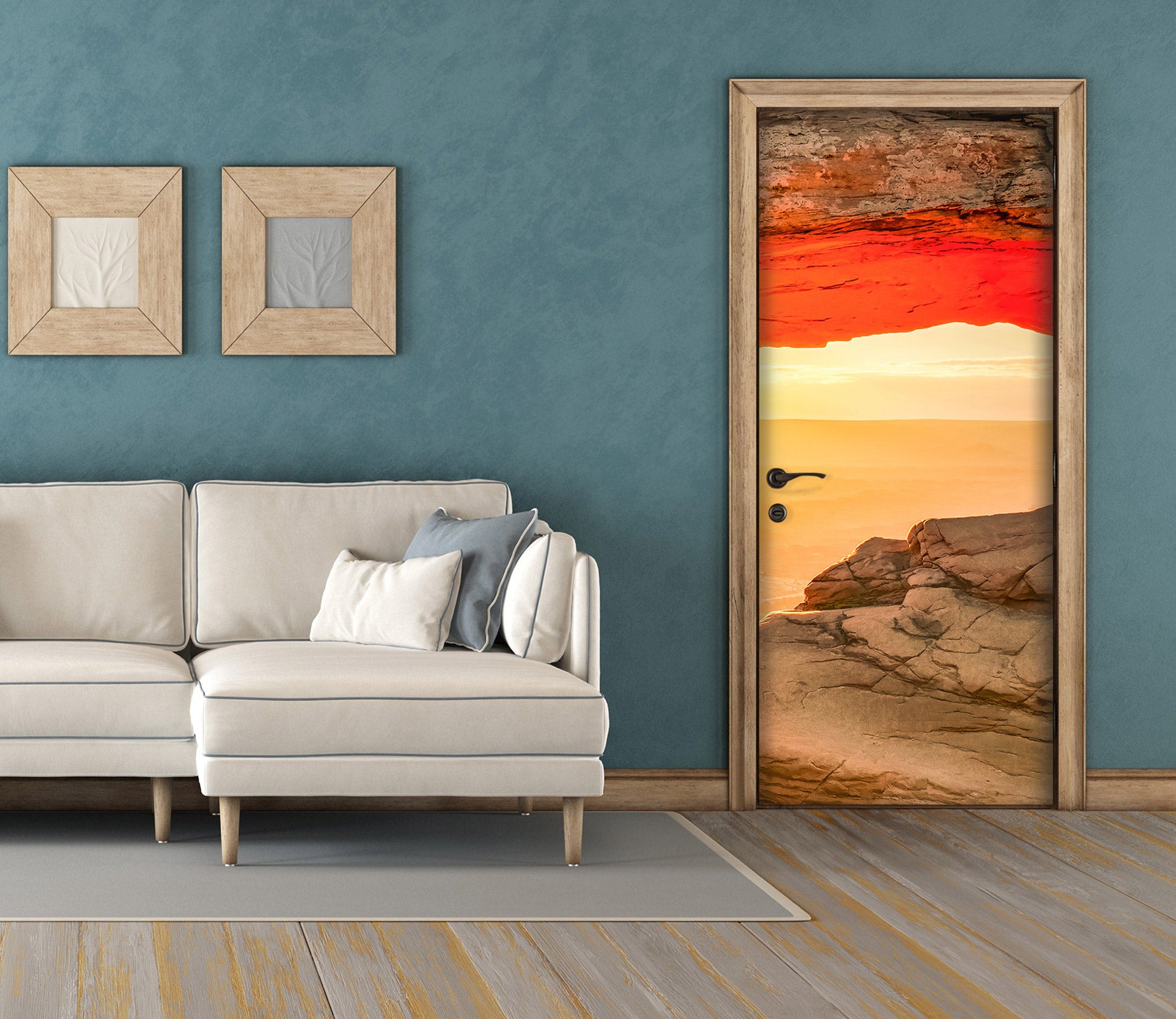 3D Rock Pattern 107211 Beth Sheridan Door Mural