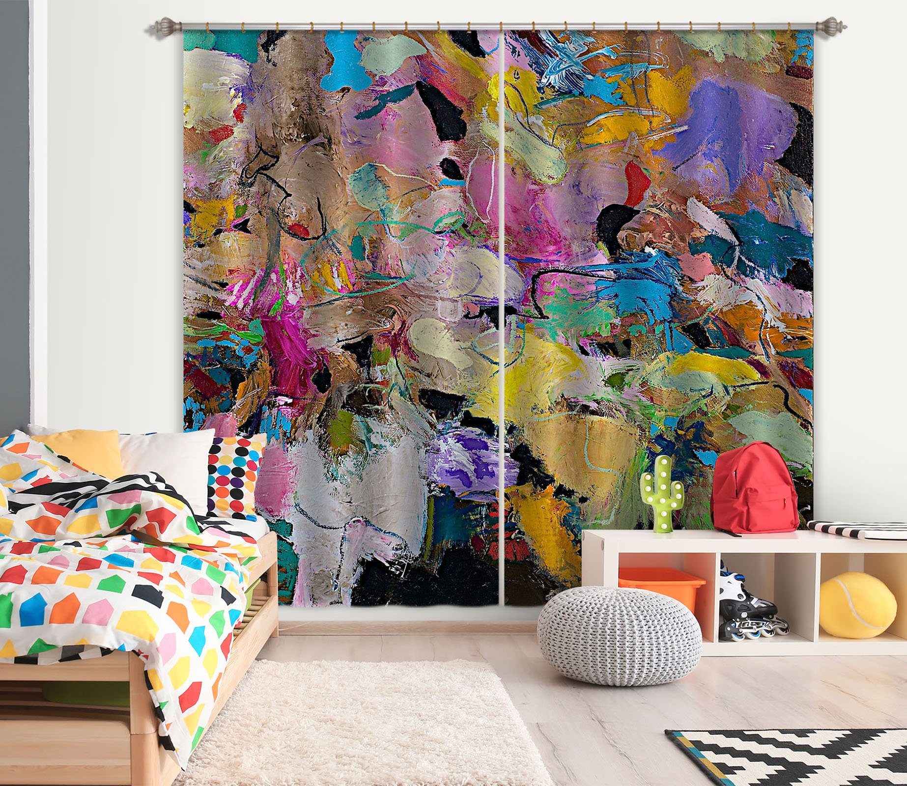 3D Abstract Art 173 Allan P. Friedlander Curtain Curtains Drapes Curtains AJ Creativity Home 