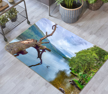 3D Scottish Loch 133 Assaf Frank Rug Non Slip Rug Mat