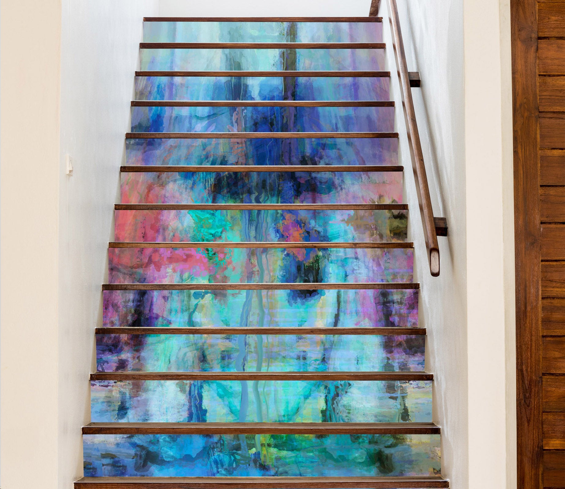 3D Watercolor Texture 104199 Michael Tienhaara Stair Risers