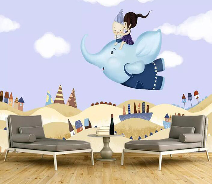 3D Dumbo 1319 Wall Murals Wallpaper AJ Wallpaper 2 